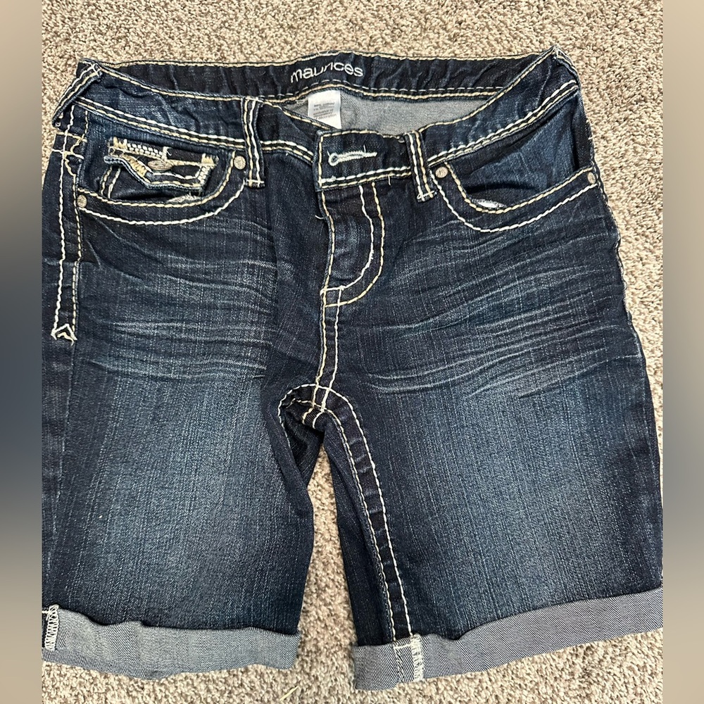 Denim shorts